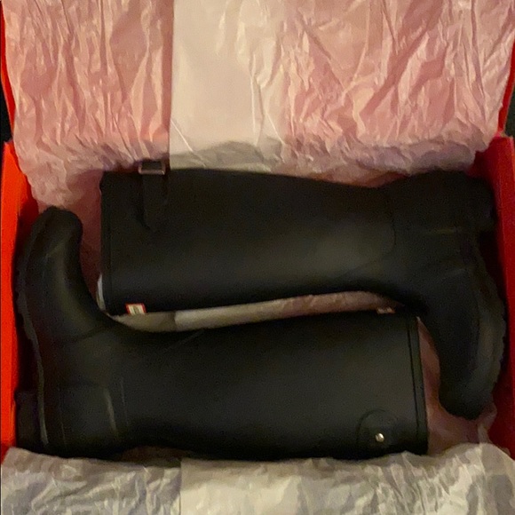 Hunter Original Tall Adjustable Rain Boots Size 7 - Picture 8 of 8